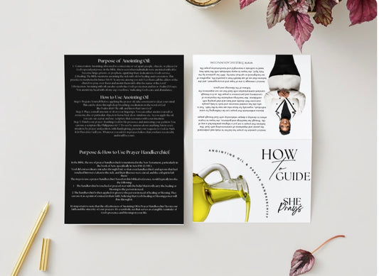How to Guide Anointing Oil & Prayer Handkerchief